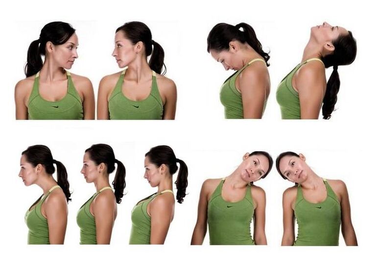 Osteokondrosiaren gimnasia